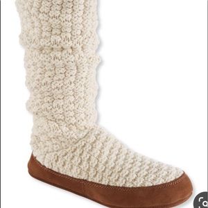 LL BEAN slipper socks